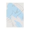 15596432159927782051_2048.jpeg Abstract Illustration With Blue Shapes Poster