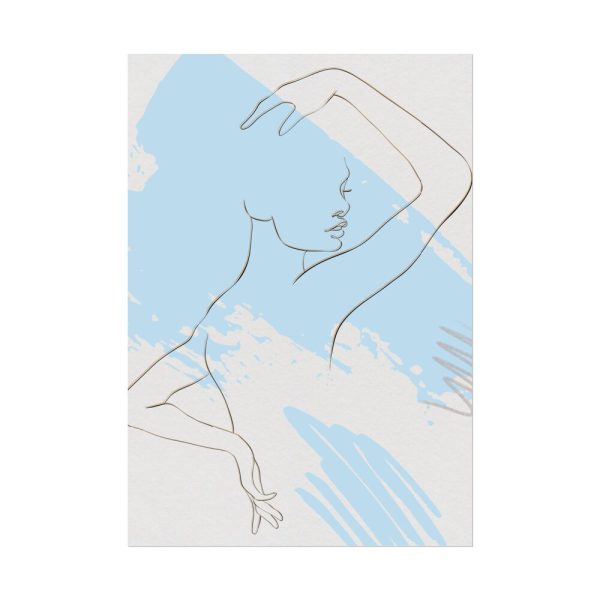 15596432159927782051_2048.jpeg Abstract Illustration With Blue Shapes Poster