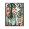 16393192113288090183_2048.jpeg Floral French Front Door Framed Poster