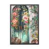 16822233167809929033_2048.jpeg Floral French Front Door Framed Poster