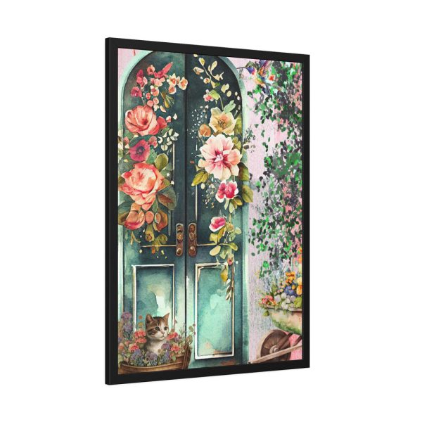3754971796763367132_2048.jpeg Floral French Front Door Framed Poster