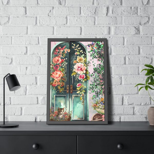 3897793305318275330_2048.jpeg Floral French Front Door Framed Poster