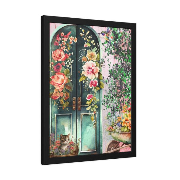 4723471294706172003_2048.jpeg Floral French Front Door Framed Poster