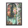 8076135315299733526_2048.jpeg Floral French Front Door Framed Poster