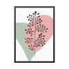 9012908963438225942_2048.jpeg Abstract Shapes With a Plant Framed Poster