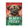Black Friday Dog With Bag Poster