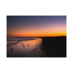 Coast in Sunset I Poster