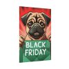 Black Friday Dog With Bag Poster