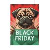Black Friday Dog With Bag Poster