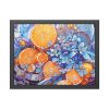 13001082903032341551_2048.jpeg Orange Slices and Orange and Purple Dots Framed Poster