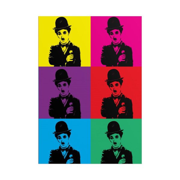 Charlie Chaplin Pop Art Poster
