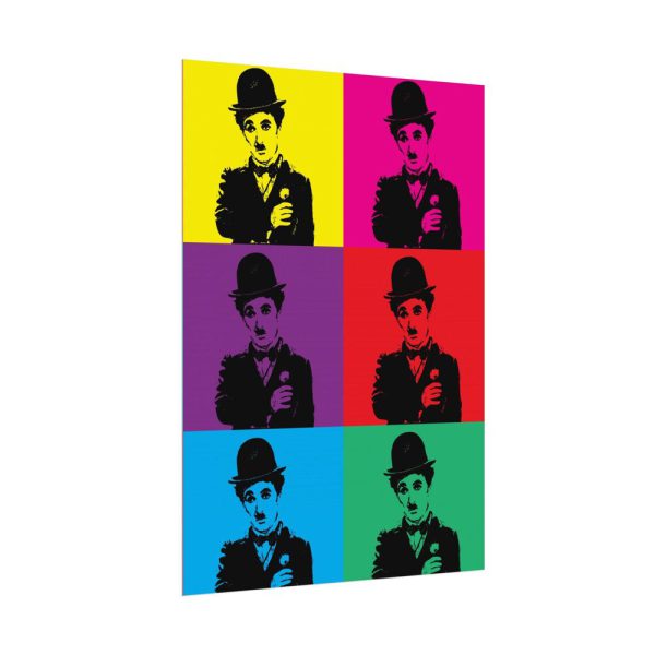 Charlie Chaplin Pop Art Poster