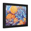 3009635101079276209_2048.jpeg Orange Slices and Orange and Purple Dots Framed Poster