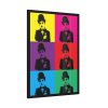 Charlie Chaplin Pop Art Framed Poster