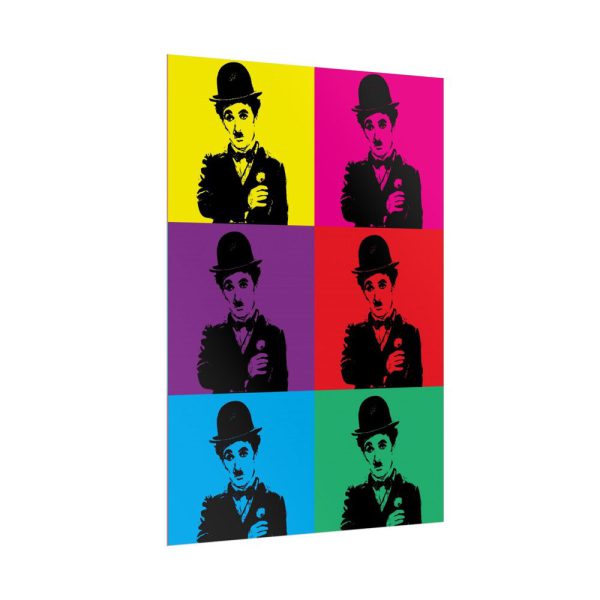 Charlie Chaplin Pop Art Poster