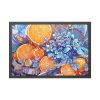 8365141705533160236_2048.jpeg Orange Slices and Orange and Purple Dots Framed Poster